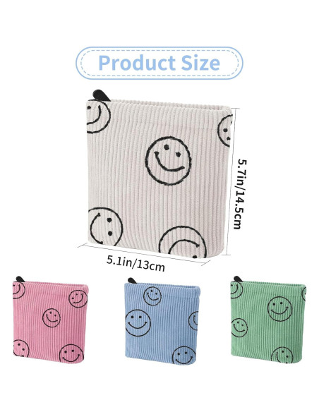 Bolsa de Terciopelo Preppy XLsnhuse para Toallas Sanitarias 2 PCS