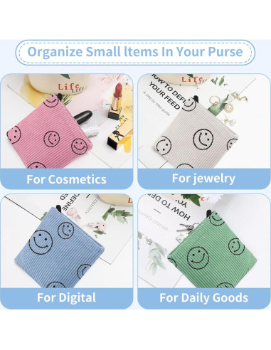 Bolsa de Terciopelo Preppy XLsnhuse para Toallas Sanitarias 2 PCS