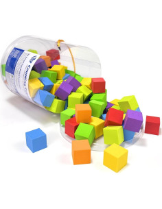 Bloques de Contar de Espuma Pairez Toys 105 Piezas 2.5 cm 2