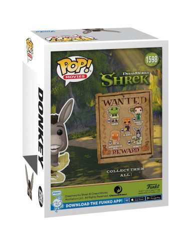 Funko POP! Shrek Burro 30 Aniversario - Figura de Vinilo 11.7 cm