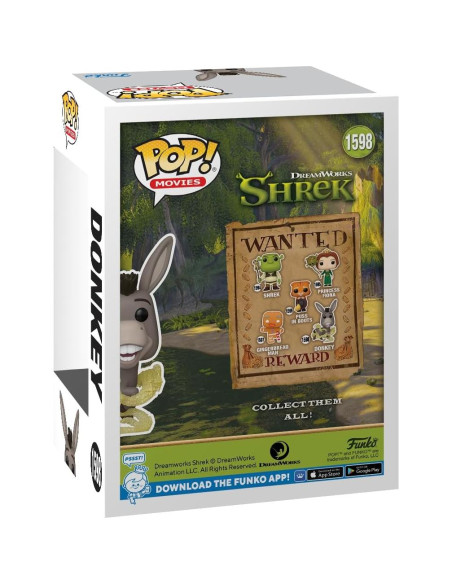 Funko POP! Shrek Burro 30 Aniversario - Figura de Vinilo 11.7 cm