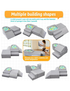 Juguetes de Escalada de Espuma Suave Taiyuan 5 Piezas 160cm 2