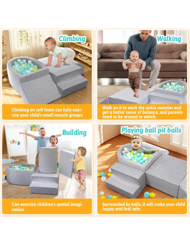 Juguetes de Escalada de Espuma Suave Taiyuan 5 Piezas 160cm