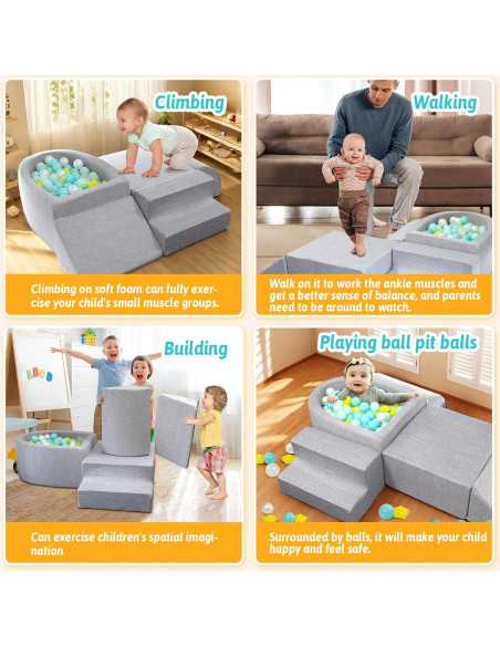 Juguetes de Escalada de Espuma Suave Taiyuan 5 Piezas 160cm