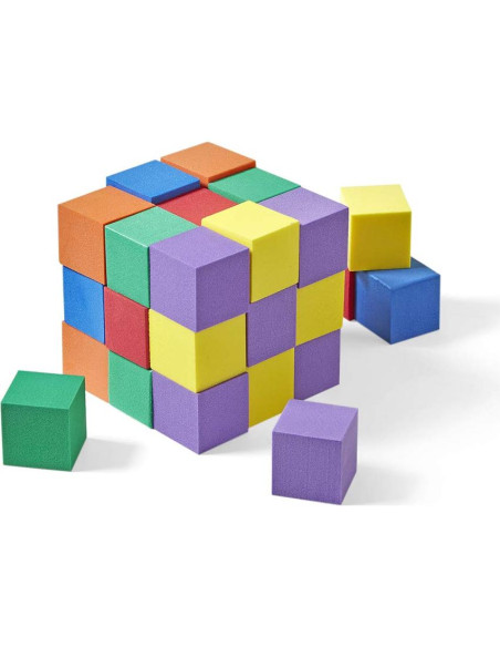 Bloques de espuma hand2mind 1" (2.54 cm) - 100 cubos colores