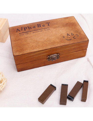 Set de Sellos de Letras y Números KUKLIPJIM - 210 Pcs