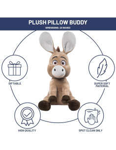 Almohada de Peluche Burro Shrek - 58 cm - Jay Franco 2