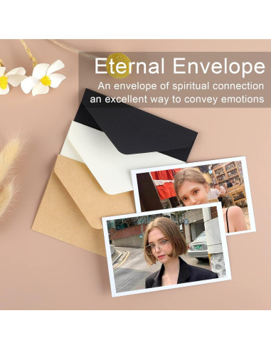 Paquete de 100 Sobres Mini Blancos 10.16x6.99cm Amassan