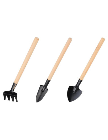 Juego de Herramientas de Jardinería Mini 3 Piezas Xvnoesza