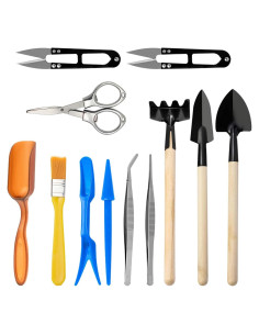 Conjunto de Herramientas de Jardinería Andiker Mini 12 Piezas