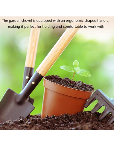 Juego de Herramientas de Jardinería Mini 3 Piezas Xvnoesza