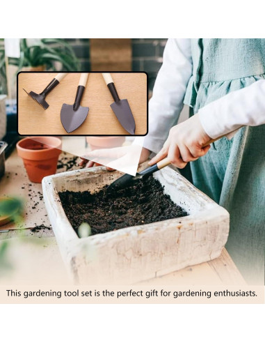 Juego de Herramientas de Jardinería Mini 3 Piezas Xvnoesza