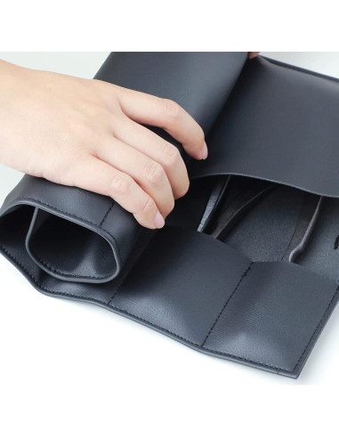 Funda de Herramientas de Bonsái Wazakura en Cuero Sintético 7 Bolsillos