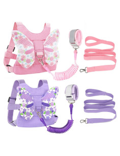 Arnés Antipérdida para Niños Accmor Mariposa Rosa y Púrpura