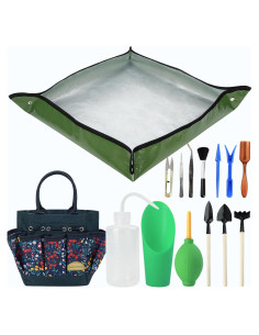 Kit de Herramientas para Suculentas Permade 13 Piezas con Bolsa