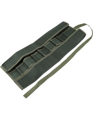 Bolsa de Almacenamiento para Herramientas de Bonsai B18JPsF 10 Bolsillos Verde