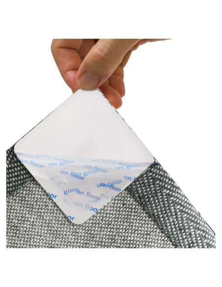 16 Agarradores de Alfombra Daisyhome Antideslizantes Reutilizables