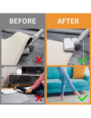 16 Agarradores de Alfombra Daisyhome Antideslizantes Reutilizables
