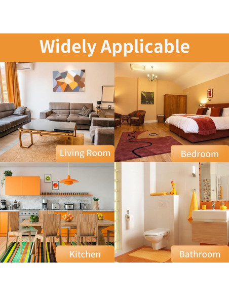 16 Agarradores de Alfombra Daisyhome Antideslizantes Reutilizables