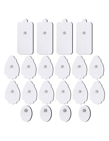 Parches Electrodos TENS NURSAL 20 Piezas Reutilizables 3.5mm
