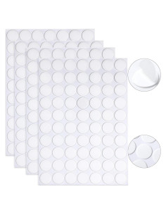 Etiquetas Adhesivas Redondas JANYUN 280 Pcs 20mm Doble Cara