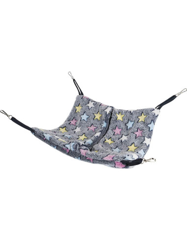 Hamaca para Mascotas Niteangel Nap Sack Azul Estrellas 40x40 cm