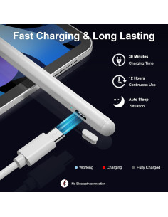 Lápiz Stylus BLEBLE para iPad Pro 13" y 11" - Carga Rápida 2