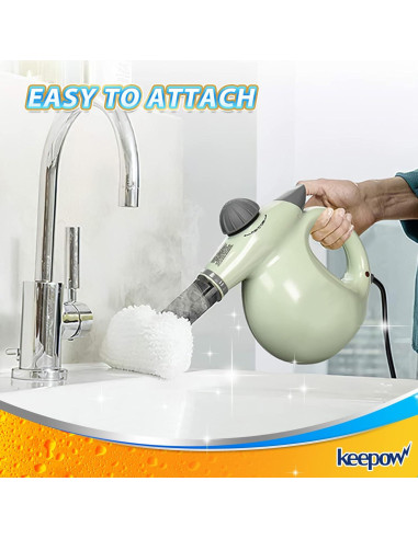 Paños de Microfibra KEEPOW para Limpiadores de Vapor - 8 Unidades