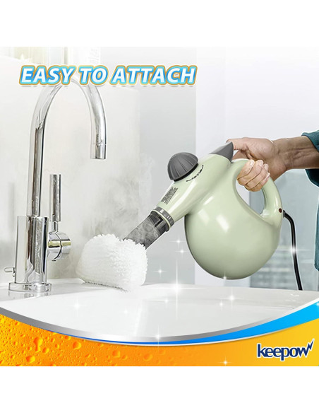 Paños de Microfibra KEEPOW para Limpiadores de Vapor - 8 Unidades