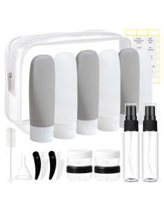 Juego de Botellas de Viaje 20 Piezas Dewsensi Aprobadas TSA