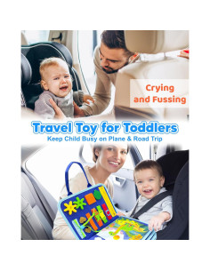 Libro Ocupado Montessori Walenty Azul 24 Actividades 388g 2