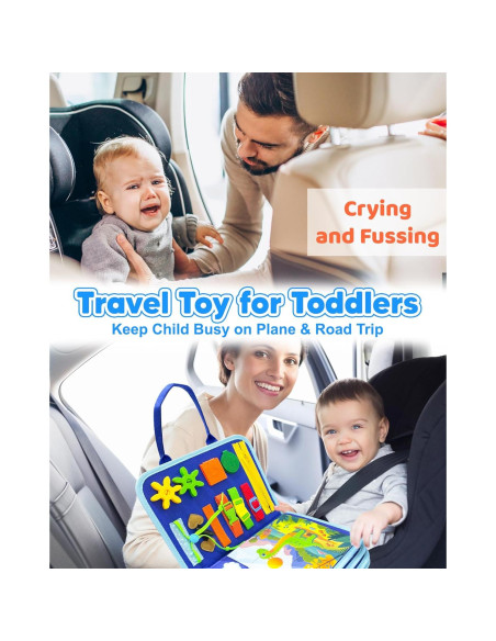 Libro Ocupado Montessori Walenty Azul 24 Actividades 388g