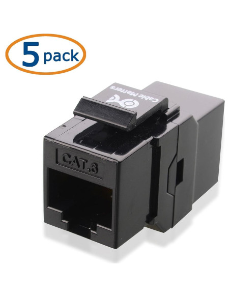 Acopladores Keystone Cat6 RJ45 Cable Matters Paquete de 5