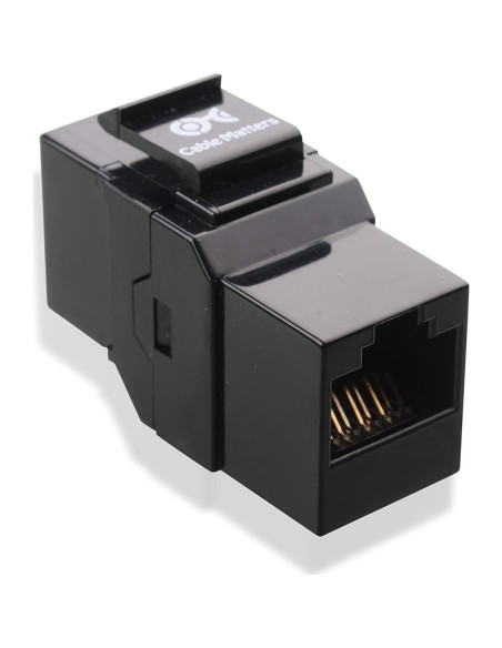 Acopladores Keystone Cat6 RJ45 Cable Matters Paquete de 5