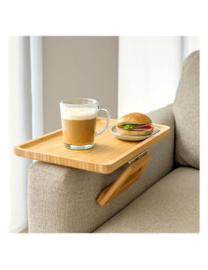 Mesa de Reposabrazos KANDOHAUS de Bambú Natural 33x24 cm