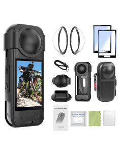 Kit Accesorios 9-en-1 para Insta360 X5 - Protección Completa