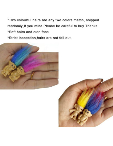 Muñecos Troll Vintage Yintlilocn 20PCS PVC 7.62 cm