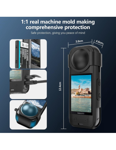 Kit Accesorios 9-en-1 para Insta360 X5 - Protección Completa