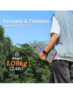 Cargador Solar Portátil Luvknit 30W USB Tipo-C Impermeable 2