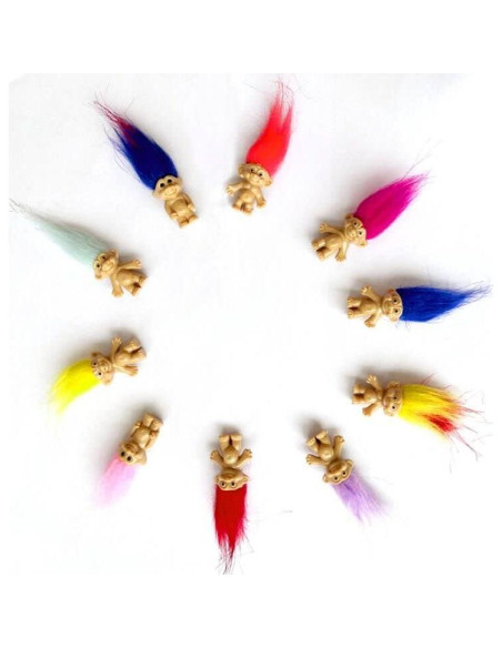 Muñecos Troll Vintage Yintlilocn 20PCS PVC 7.62 cm