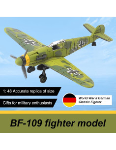 Modelo de Caza BF-109 Growth Star 1:49 Plástico para Armar 2
