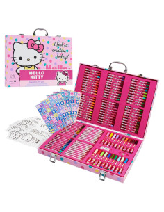 Set de Dibujo Hello Kitty 137 Piezas para Niños 4-12 Años