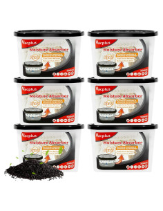 Deshumidificador Vacplus 10.5 Oz Carbón Activado Negro