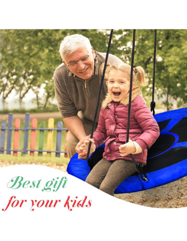 Columpio de Árbol PACEARTH 40" Multicolor 400 kg Resistente