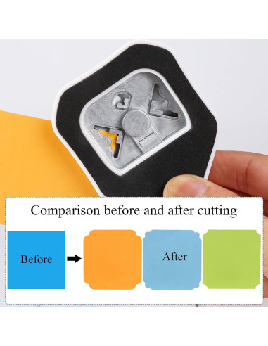 Troquelador de Esquinas 3 en 1 LOONENG para Manualidades