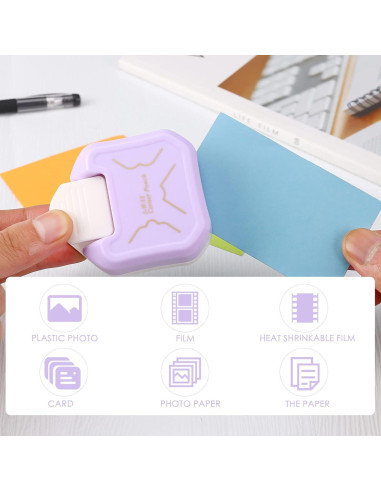 Troquelador de Esquinas 3 en 1 LOONENG para Manualidades