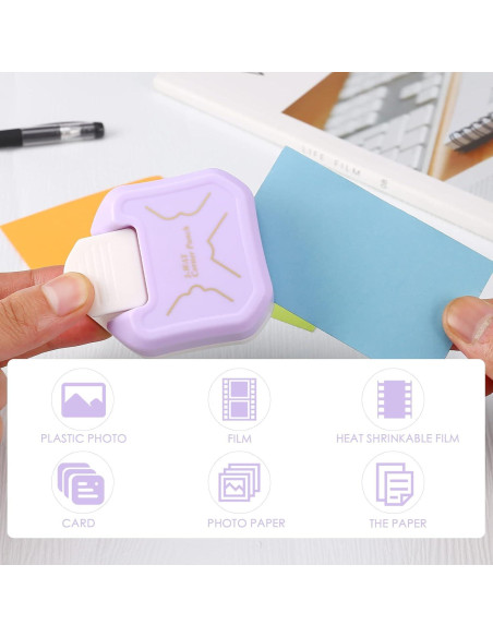 Troquelador de Esquinas 3 en 1 LOONENG para Manualidades