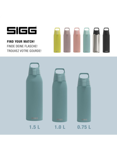 Botella de Agua Acero Inoxidable SIGG Shield ONE 0.75 L Azul