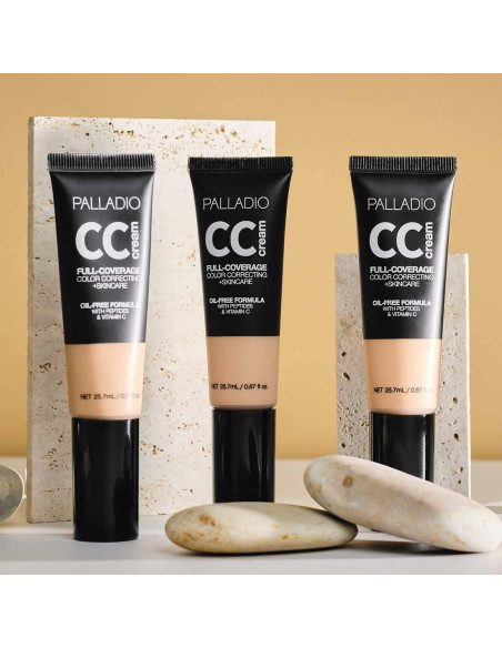 Crema CC Palladio 1.48 ml Claro 21C, Cobertura Total, Vegana Crema CC Palladio 1.48 ml Claro 21C, Cobertura Total, Vegana