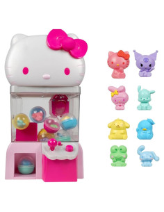 Máquina de Garras 30 cm Hello Kitty y Amigos con 8 Figuras
